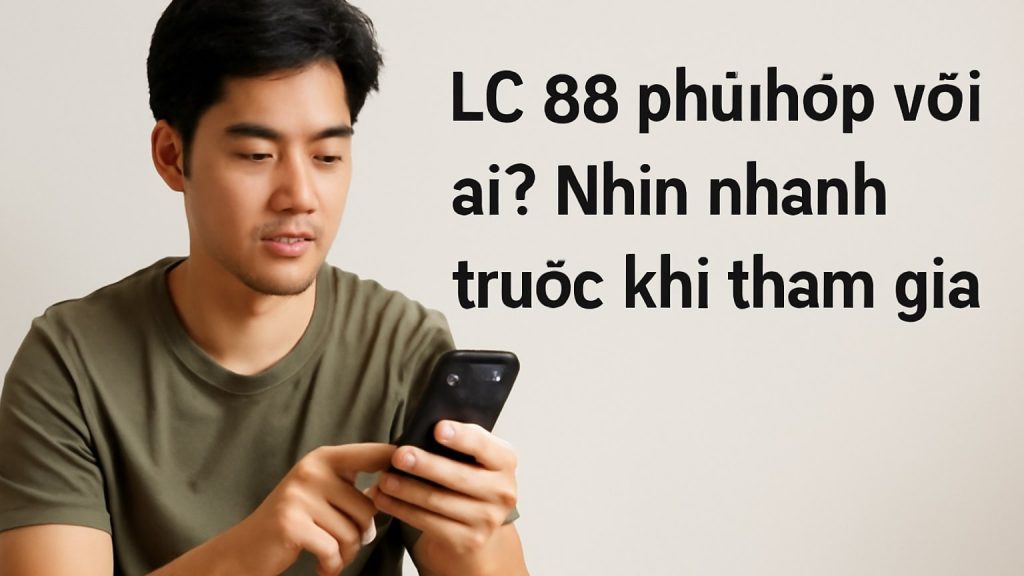 LC 88 phù hợp với ai? Nhìn nhanh trước khi tham gia Minh họa: LC 88 phù hợp với ai? Nhìn nhanh trước khi tham gia